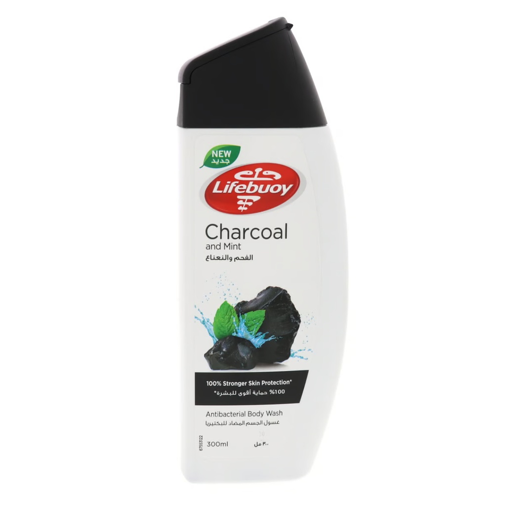 Lifebouy Charcoal Body Wash, 300ml