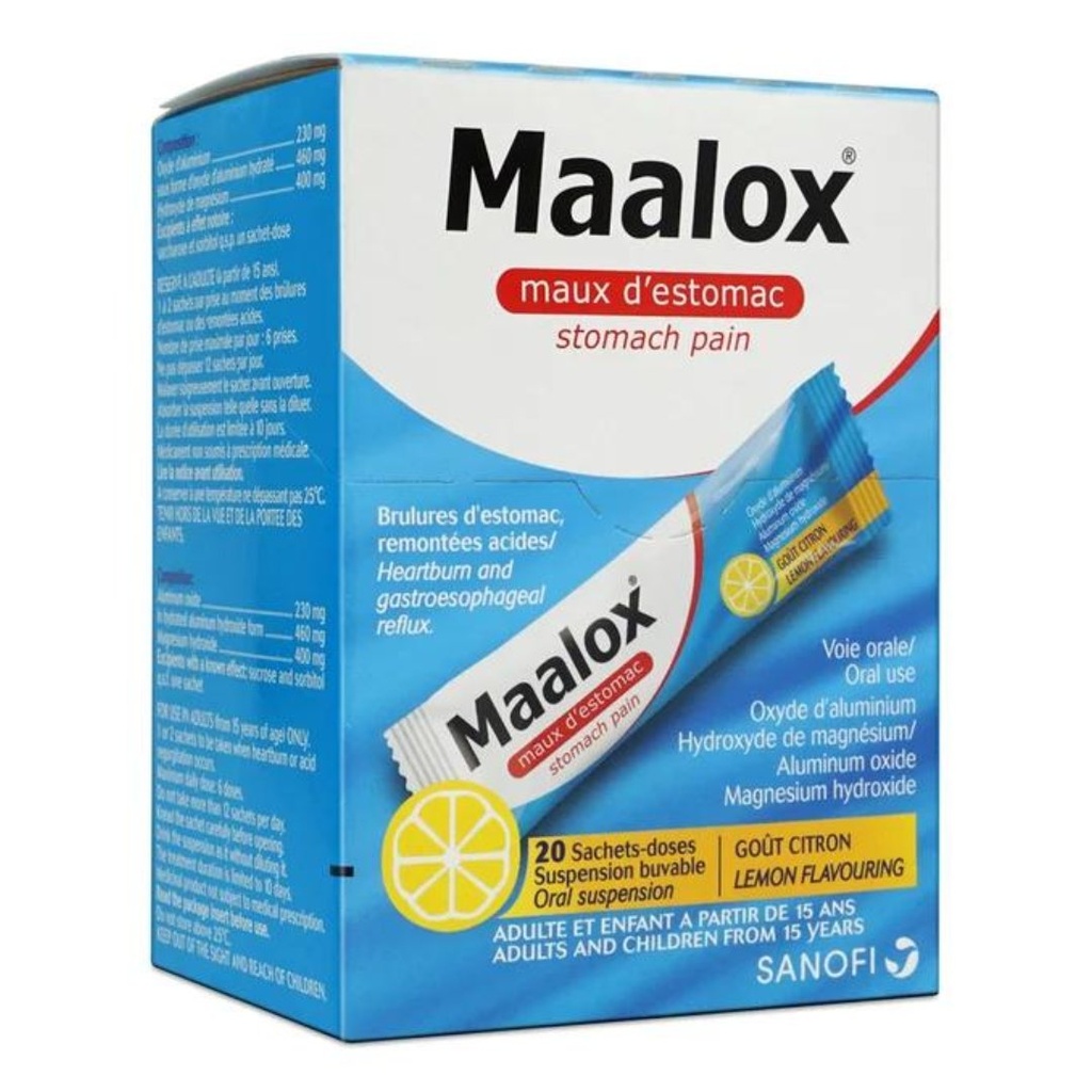 Maalox Suspension Sachets, 20's
