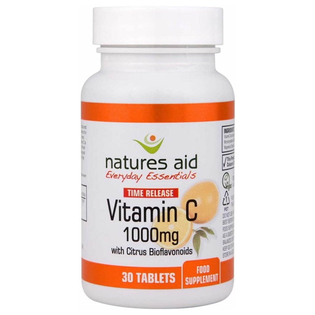 Natures Aid Vitamin C 1000mg Tablets, 30's