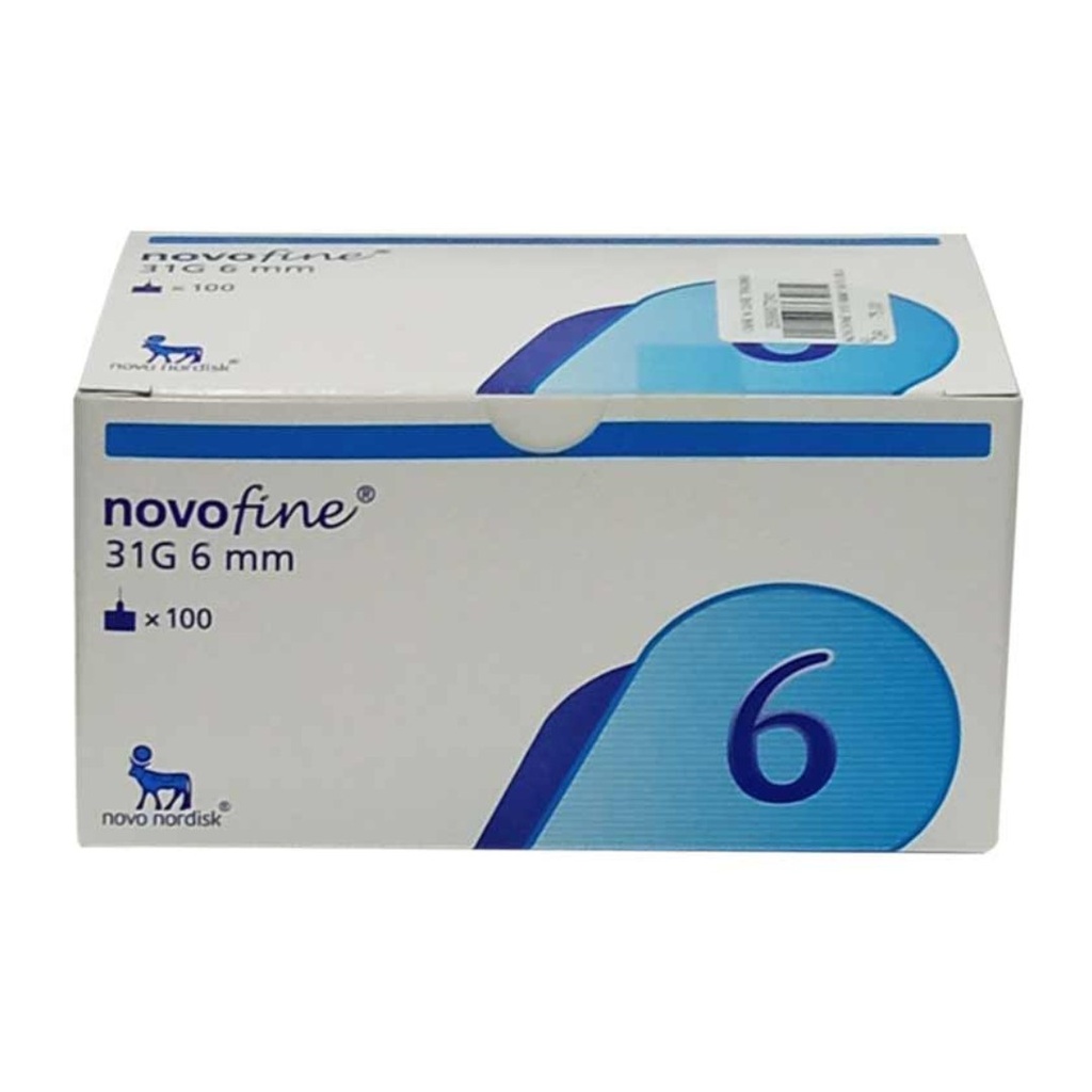 Novofine Needles 31G - 6mm, 100's