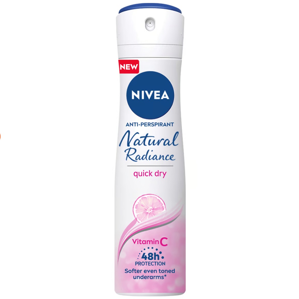 * Nivea Deodorant Natural Fairness Spray, 150ml