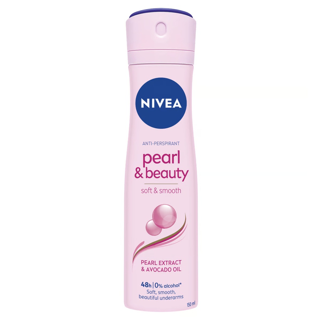 * Nivea Deodorant Pearl & Beauty Spray, 150ml
