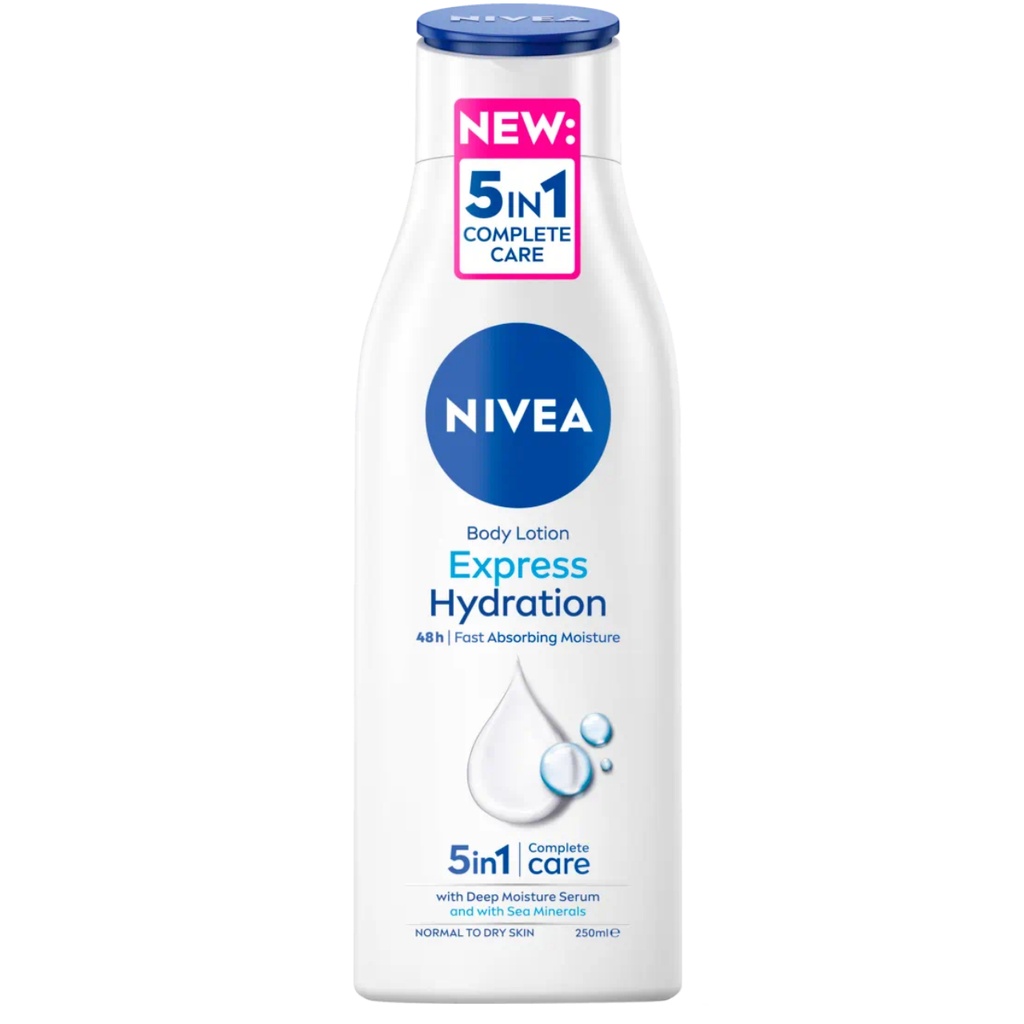 * Nivea Body Lotion Express Hydration, 250ml