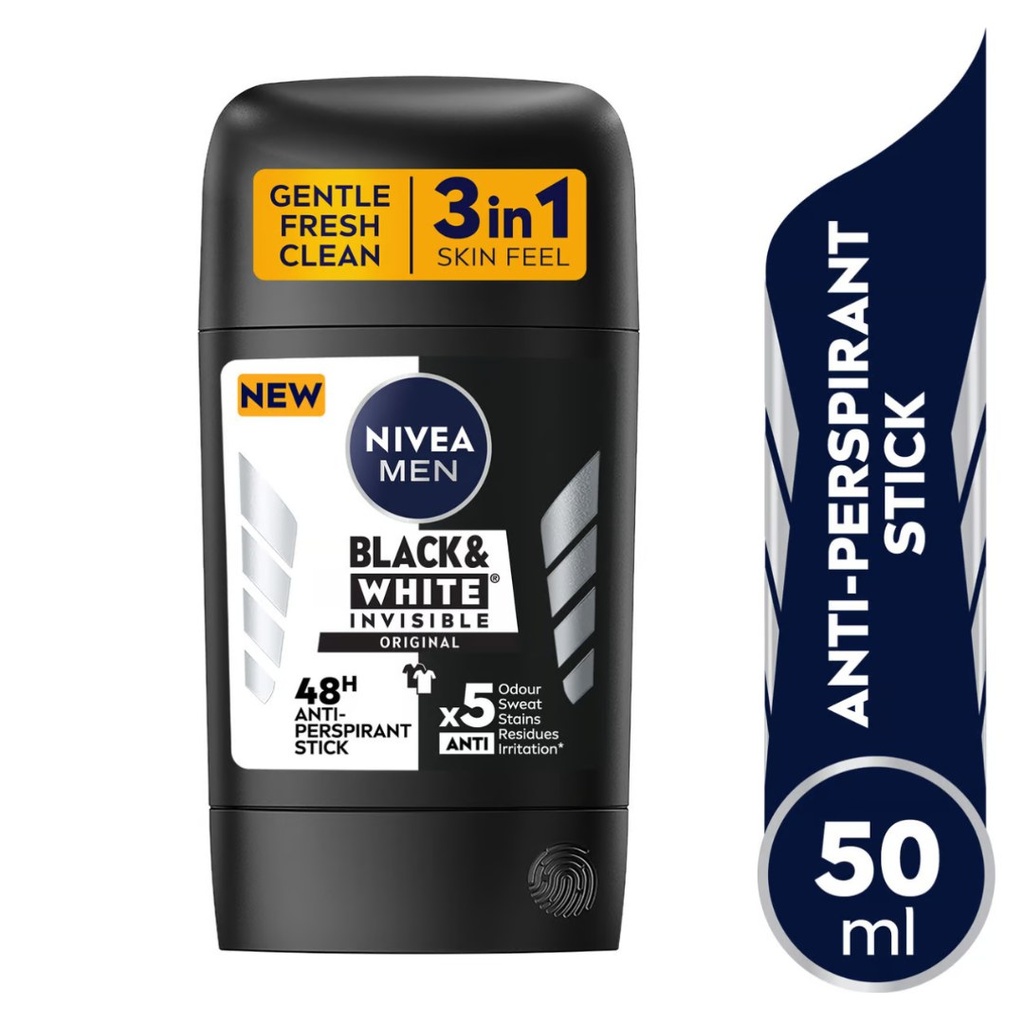 * Nivea Men Deodorant Black & White Stick, 50ml