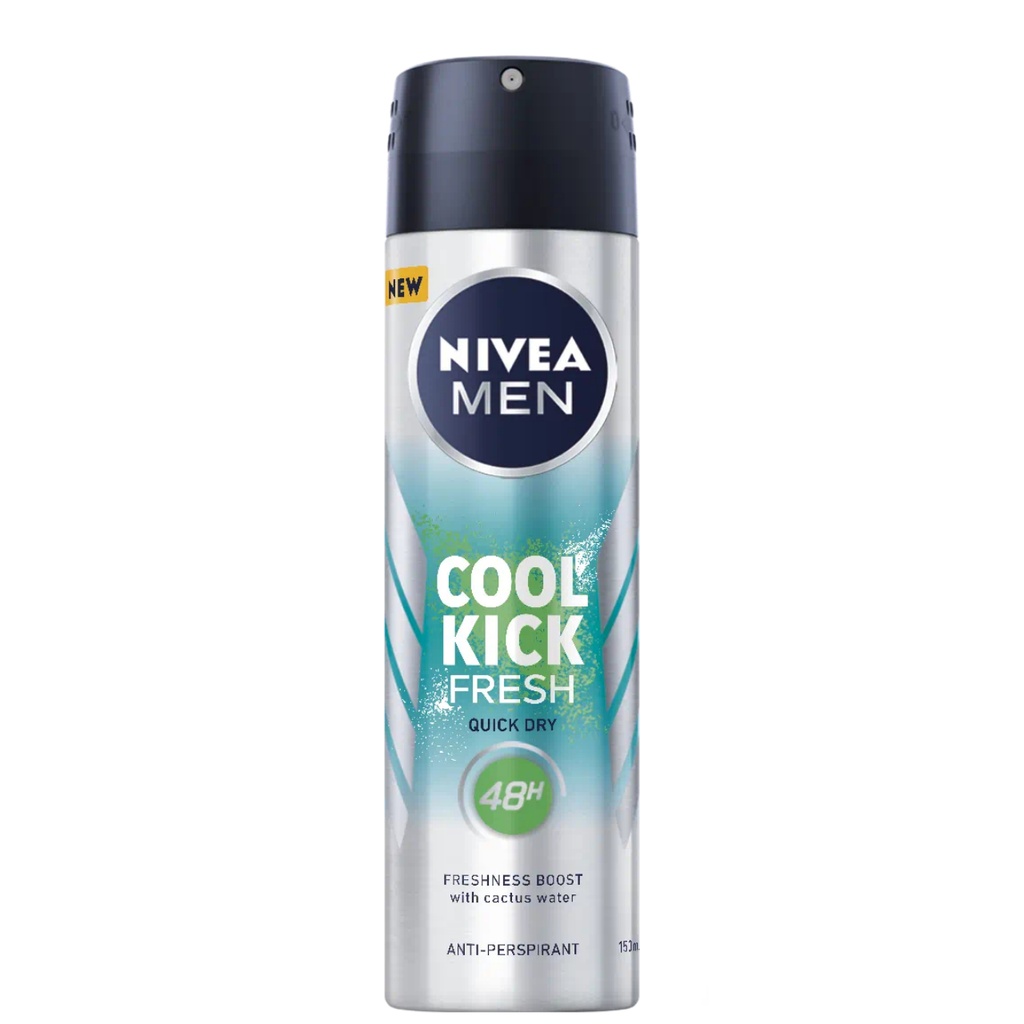 * Nivea Men Deodorant Cool Kick Spray, 150ml