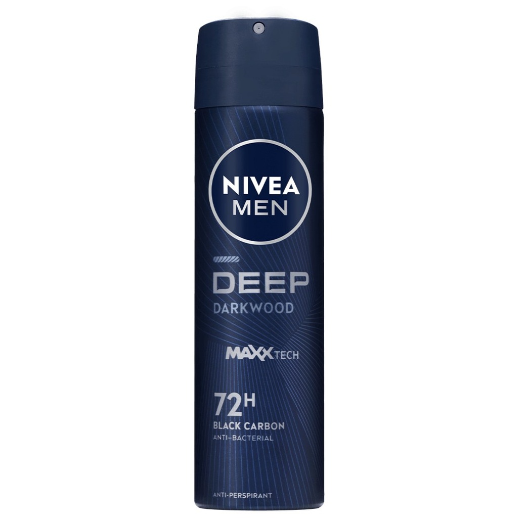 * Nivea Men Deodorant Deep Dark Wood Spray, 150ml