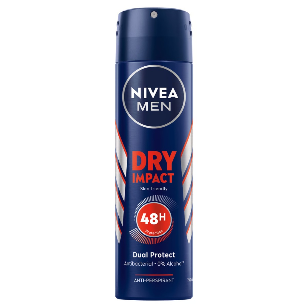 * Nivea Men Deodorant Dry Impact Spray, 150ml