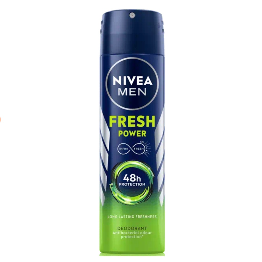 Nivea Men Deodorant Fresh Power Spray, 150ml