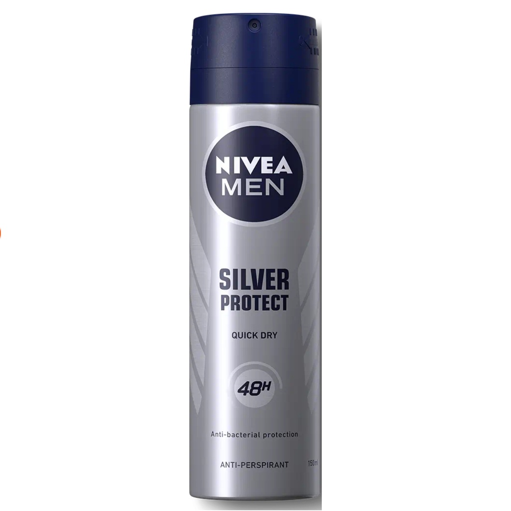 * Nivea Men Deodorant Silver Protect Spray, 150ml