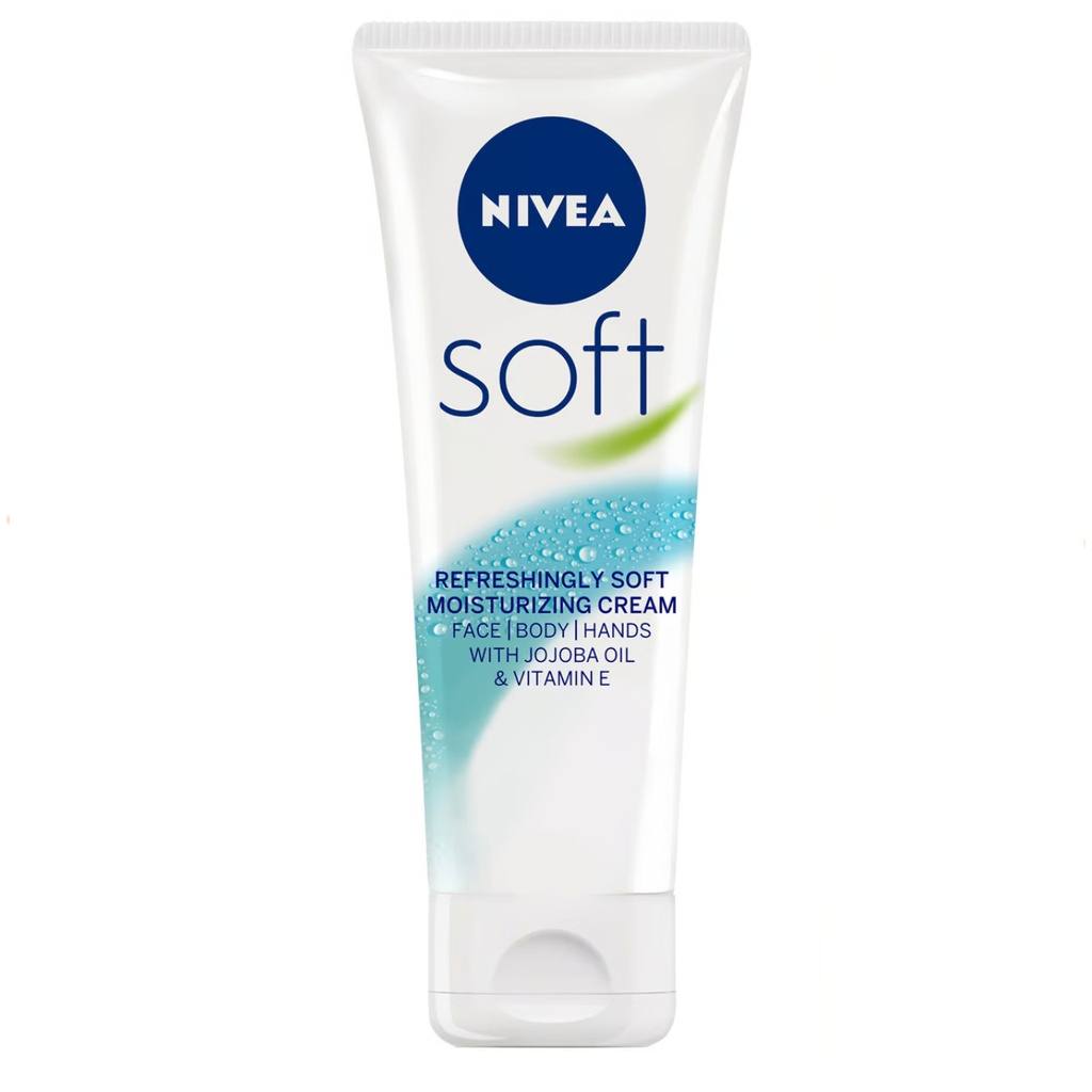 * Nivea Soft  RefreshinglyTube Cream, 75ml