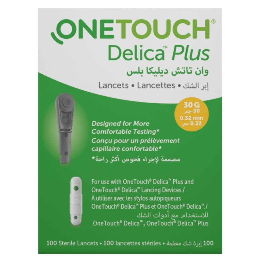 * One Touch Delica Plus Lancets 100's 