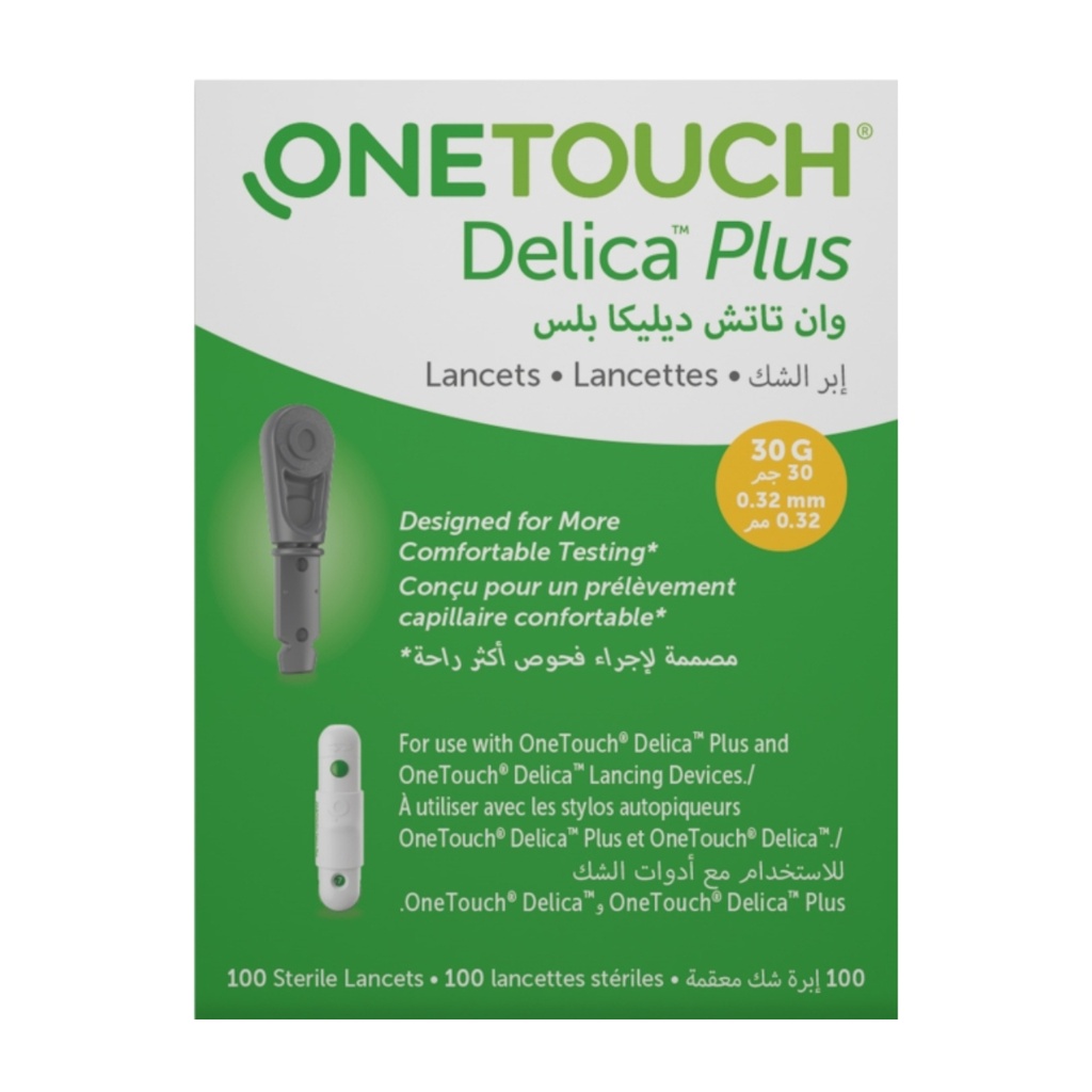 * One Touch Delica Plus Lancets 100's 