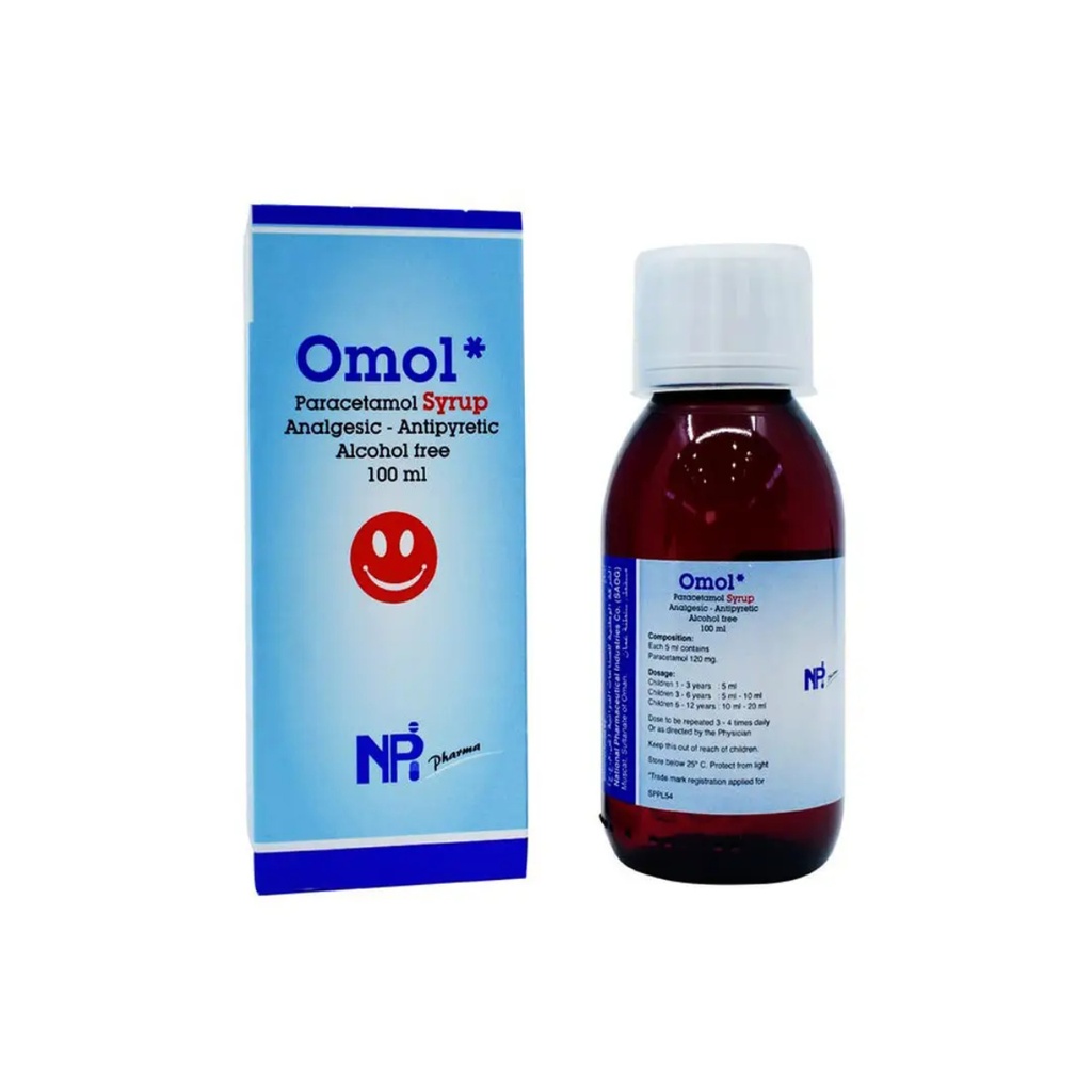 Omol Syrup 120mg/5ml, 100ml