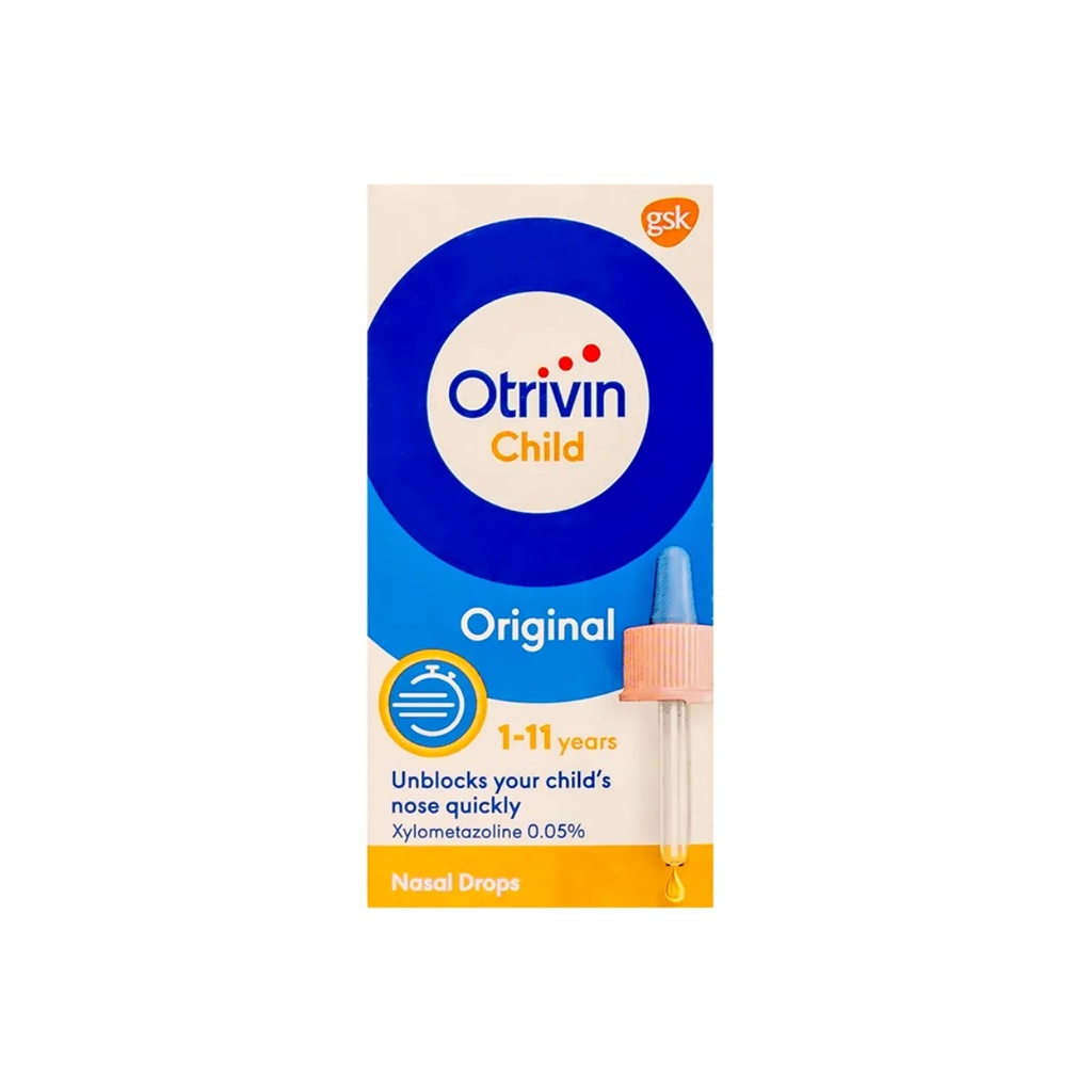 Otrivin Child Nasal Drops 0.05%, 10ml