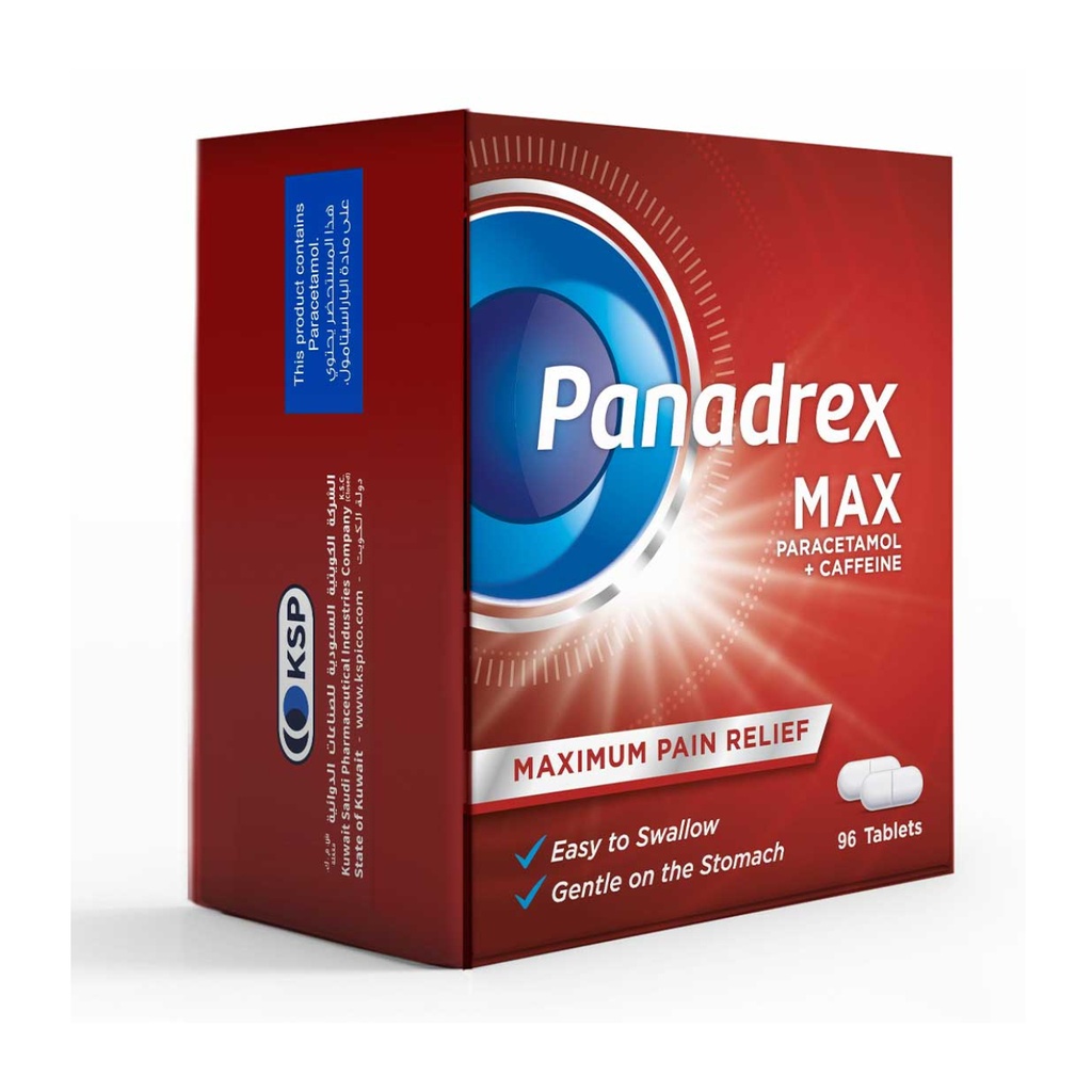 Panadrex Max Tablets, 96's