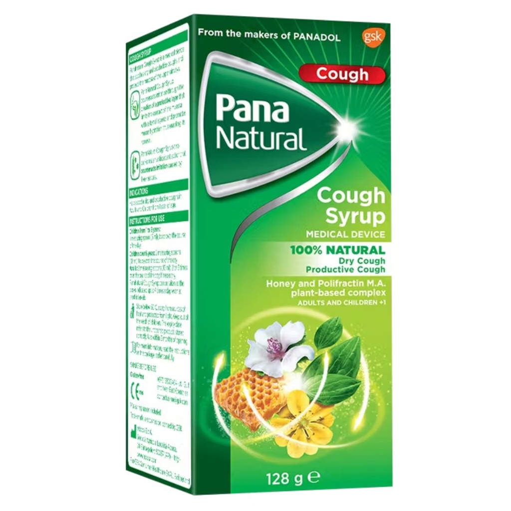 Pana Natural Cough Syrup, 128g