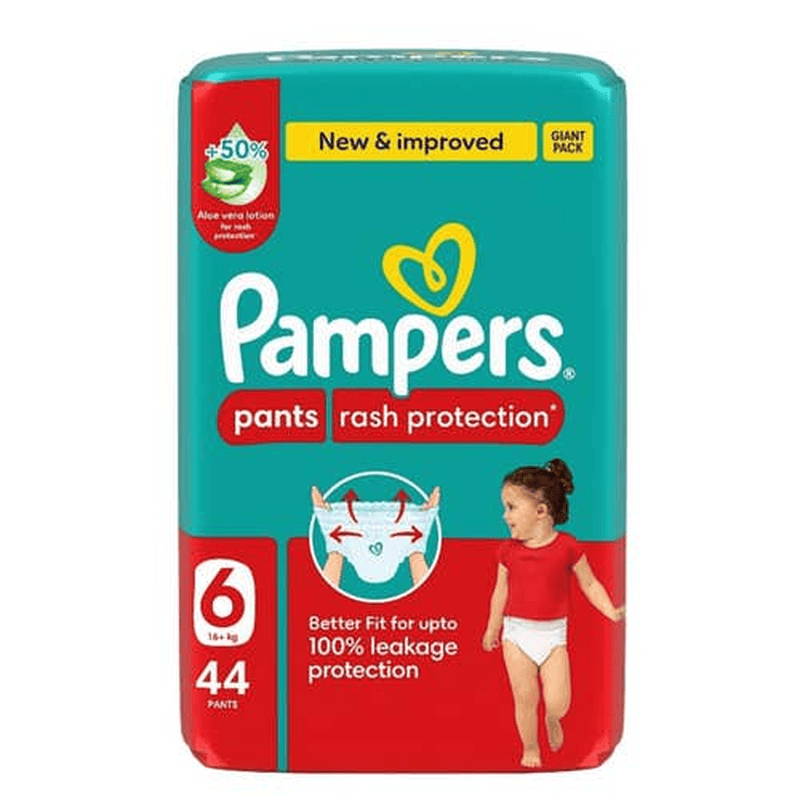 * Pampers Pants Size 6, 44's