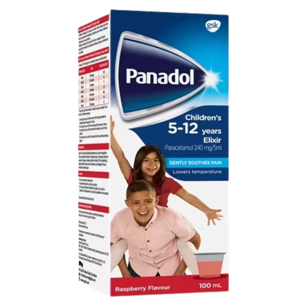 Panadol 240mg/5ml Child (5-12y) Elixir, 100ml