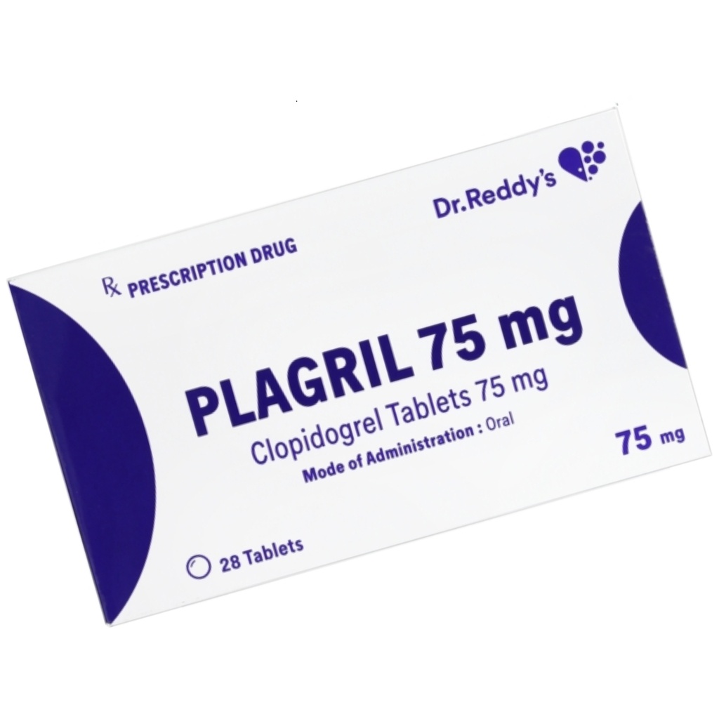 Plagril 75mg Tablets, 28's