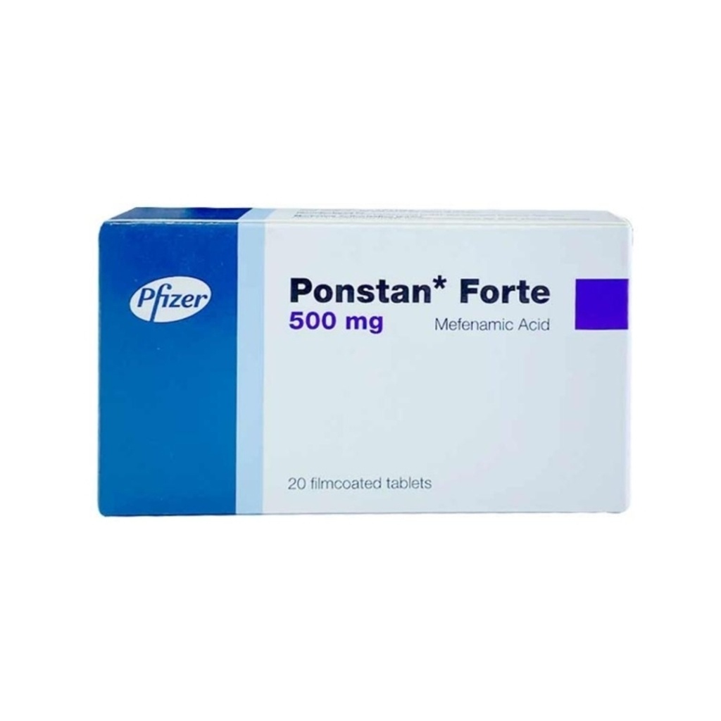 Ponstan Forte 500mg Tablets, 20's