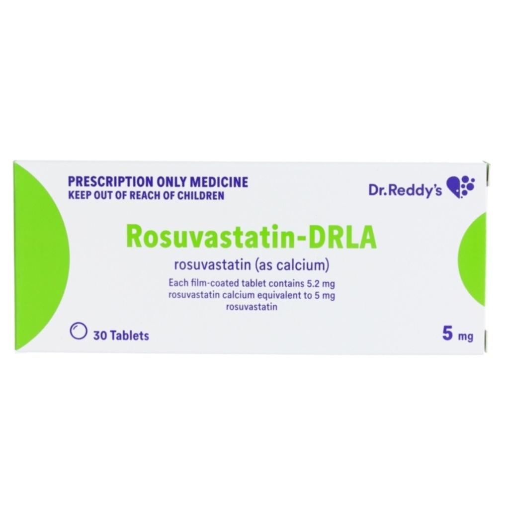 Rosuvastatin DRLA 5mg Tablets, 30's