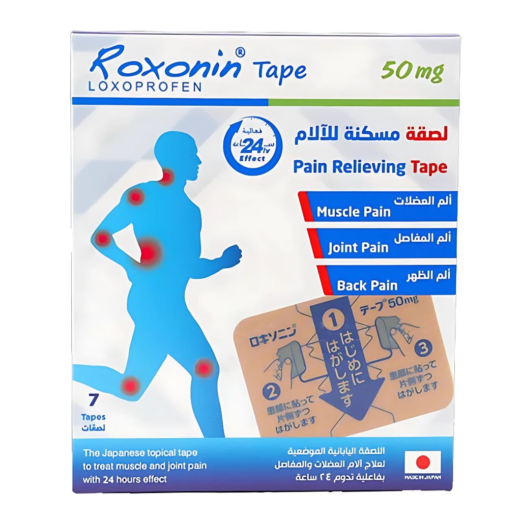 Roxonin 50mg Patches, 7's 