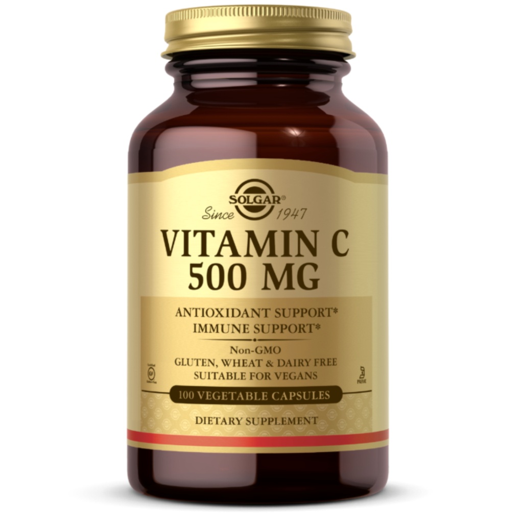 Solgar Vitamin C 500mg Capsules, 100's