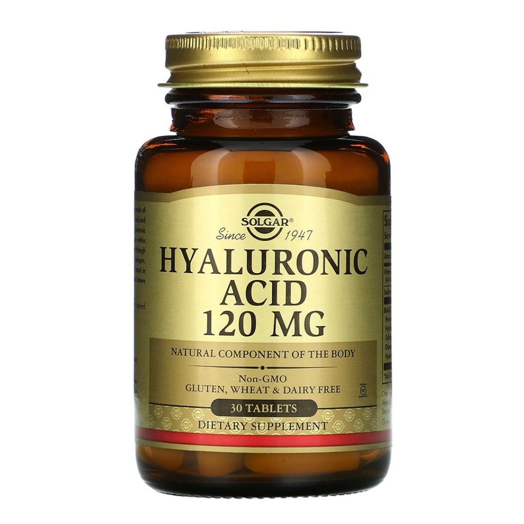 Solgar Hyaluronic Acid 120mg Tablets, 30's