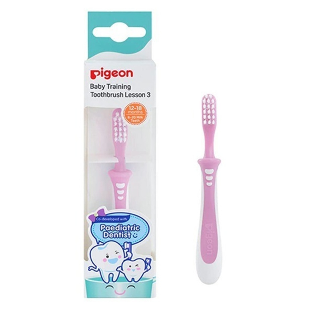 *Pigeon Training Pink Toothbrush - L3 