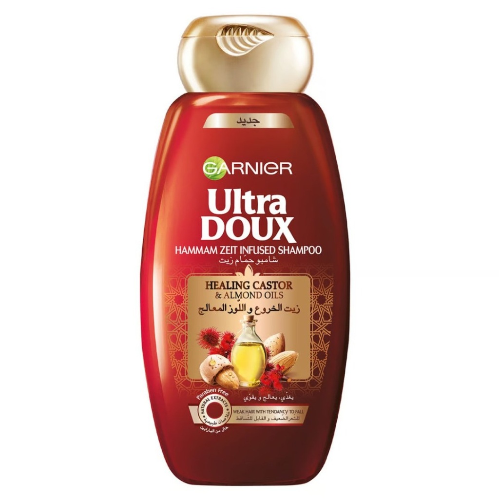 Garnier Ultra Doux Castor & Almond Oils Shampoo, 200ml