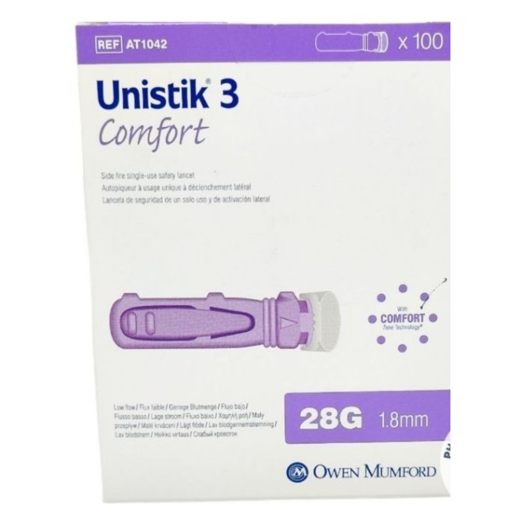 * Owen Mumford Unistik Comfort 28g 1.8mm