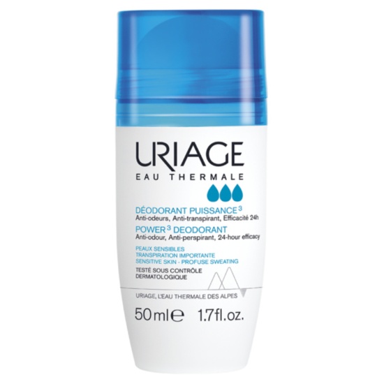 Uriage Deodorant Power 3 Roll On, 50ml