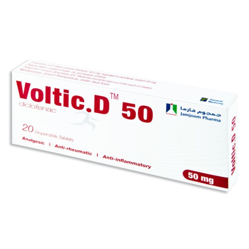 Voltic-D 50mg Tablets, 20's