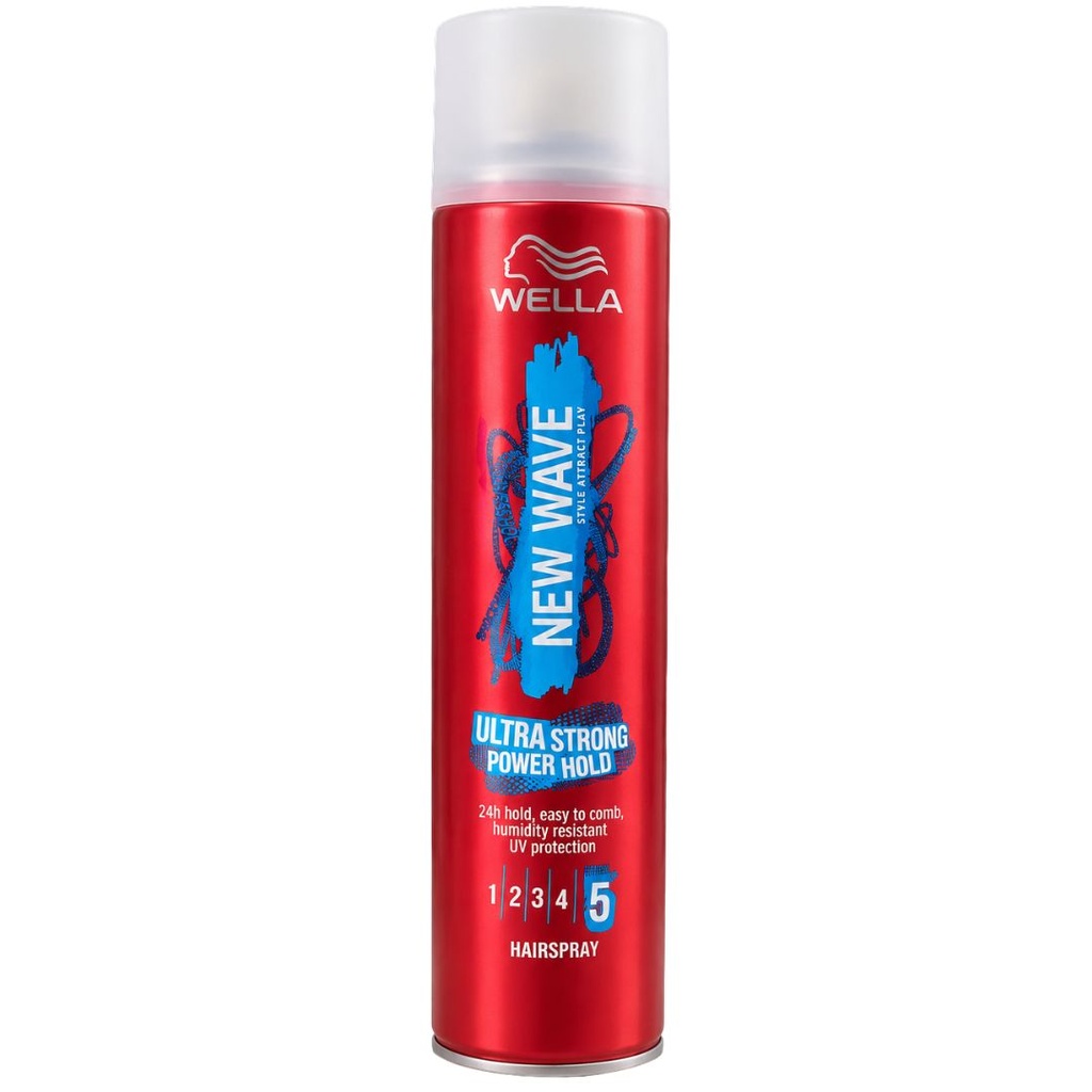 * Wella Wave Power Hold Hair Spray, 250ml