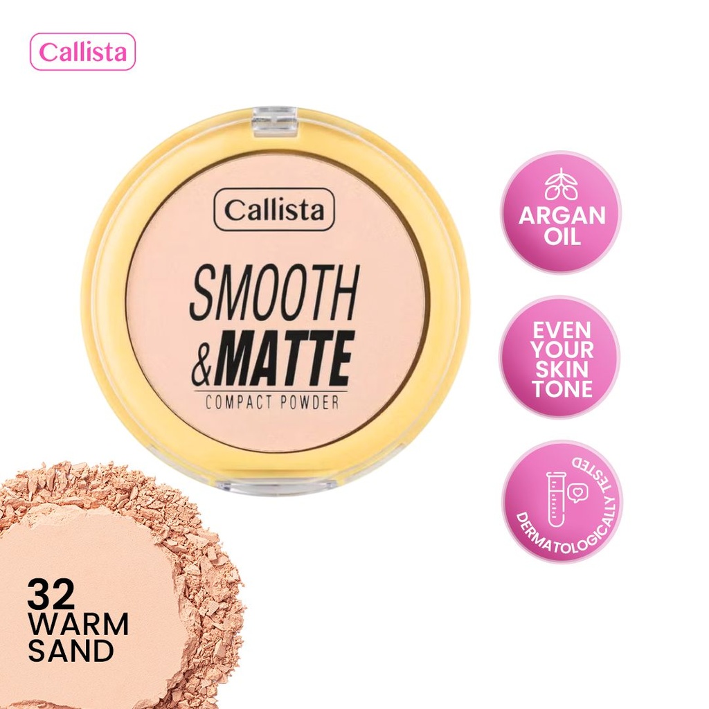 * Callista Smooth & Matte Compact Powder 10g-32