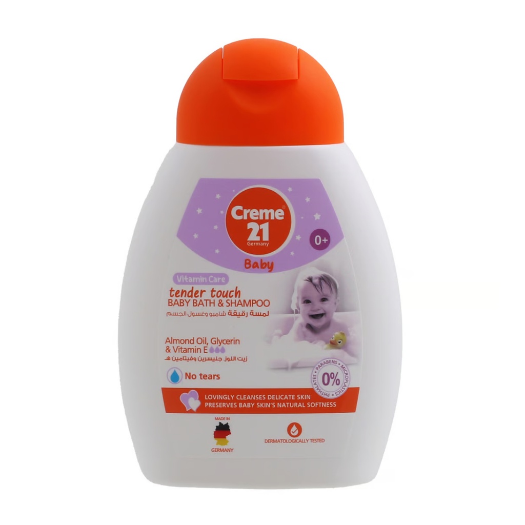 Creme 21 Baby Bath & Shampoo, 250ml