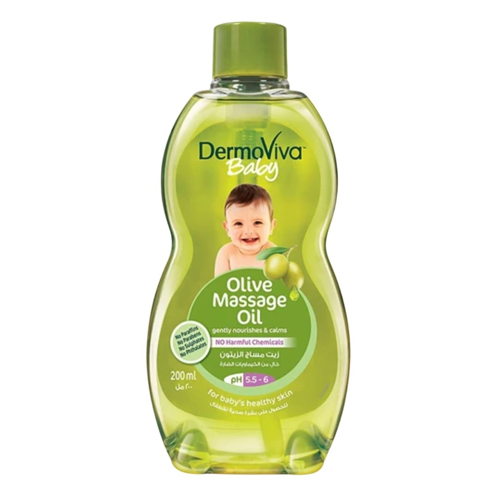 * Dermoviva Baby Olive Massage Oil, 200ml