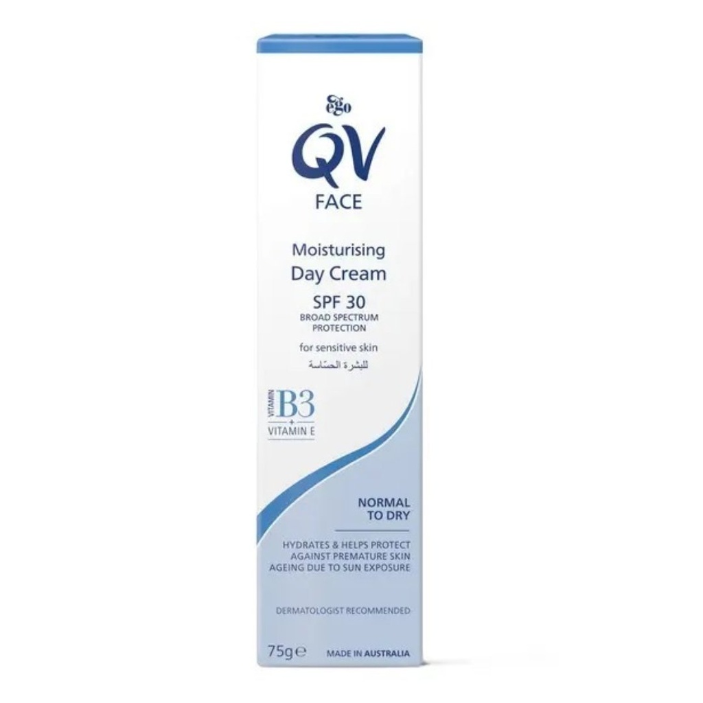 * QV Face Moisturising Day SPF30 Cream, 75g - NEW