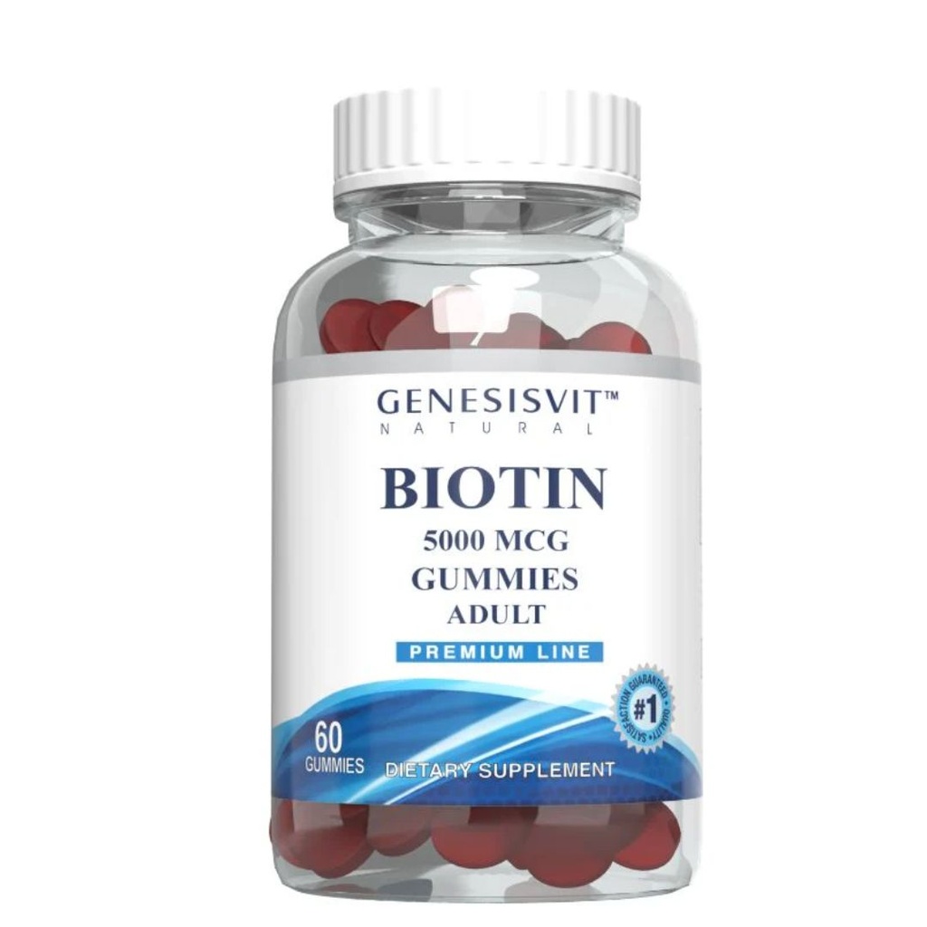 * Genesisvit Biotin 5000mcg Adult Gummies, 60's