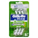 Gillette Blue3 I Sensitive 6's