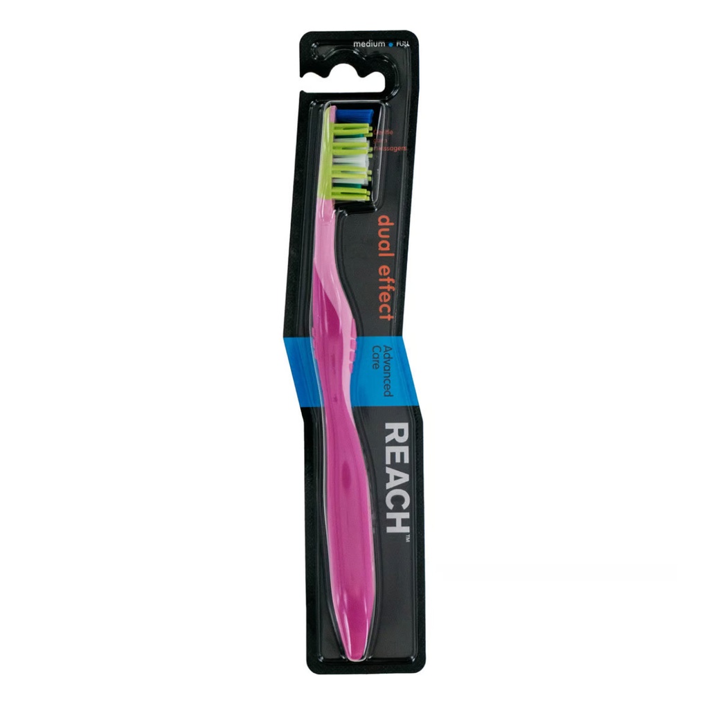 Reach Dual Effect Full Medium Toothbrush