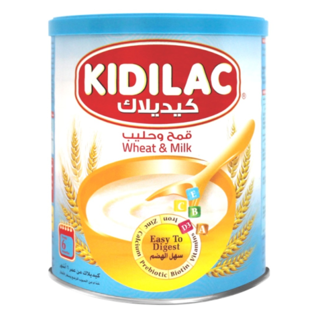 Kidilac Baby Cereal Wheat and Milk, 400g