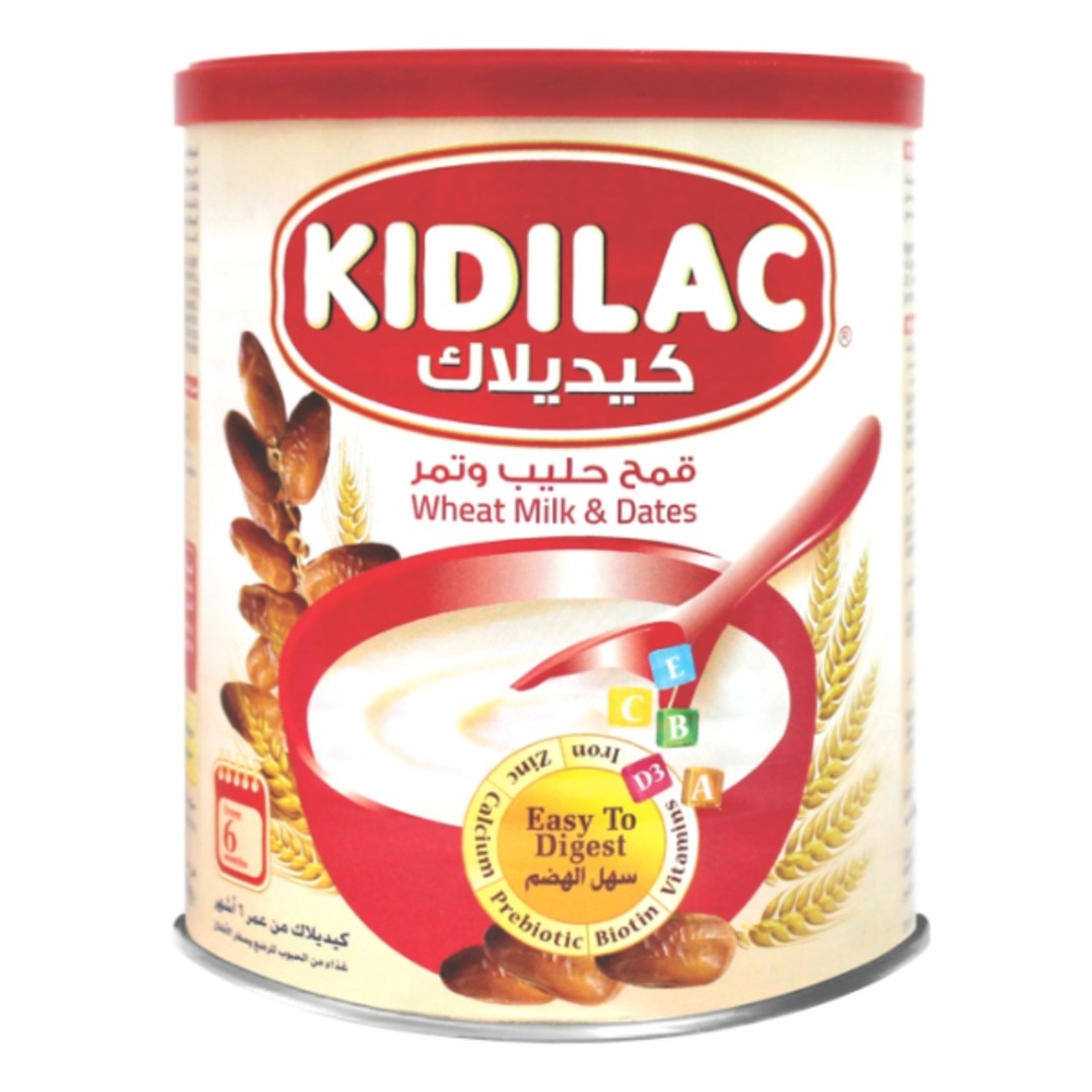 Kidilac Baby Cereal Wheat, Milk & Dates, 400g