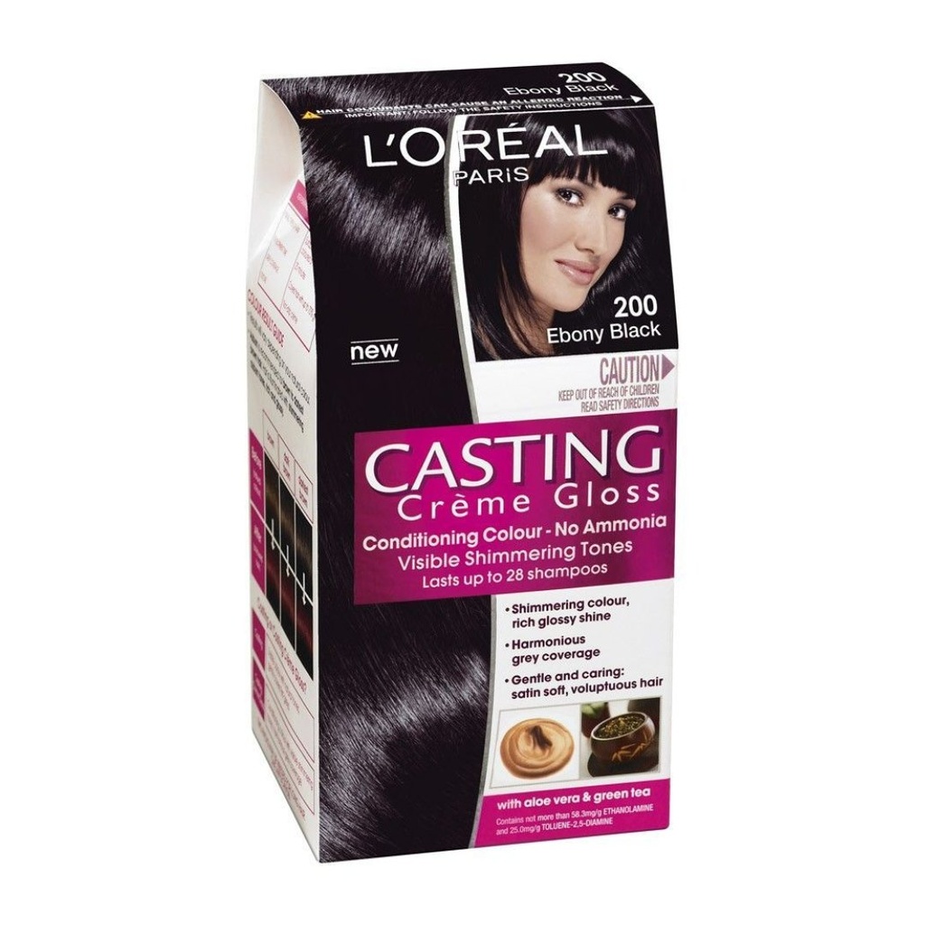 L’Oréal Casting Color 200 - Ebony Black - OFFER (Twin Pack 20% Off) 