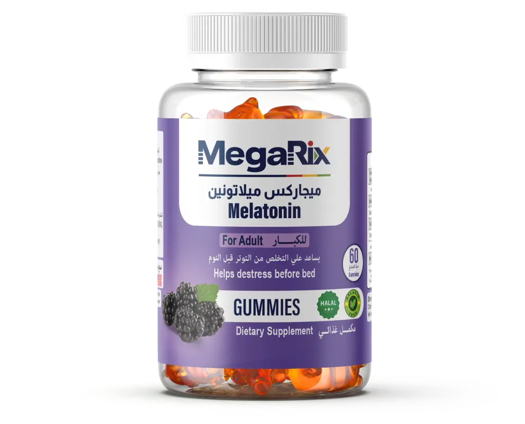 * MegaRix Melatonin Adults Gummies, 60's