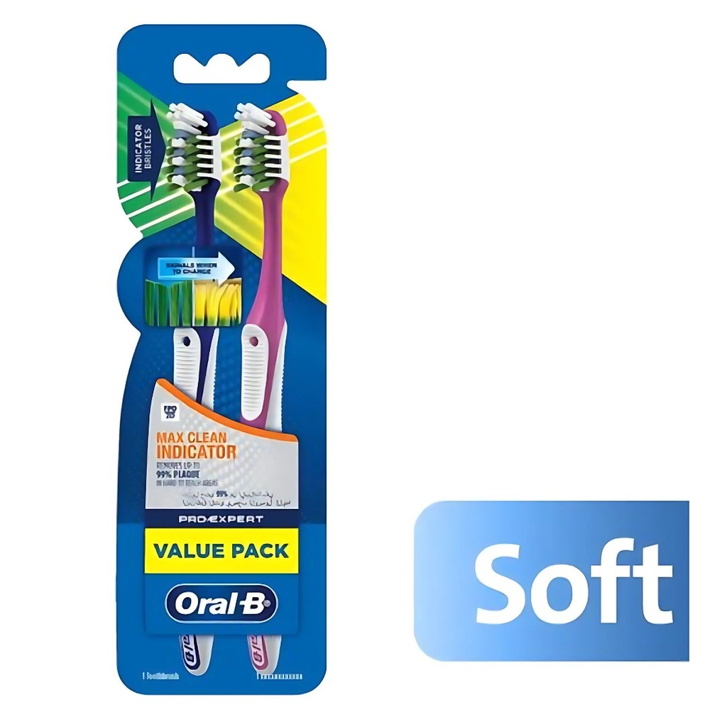 Oral-B Deep Clean Indicator Soft Toothbrush - (1+1) Free