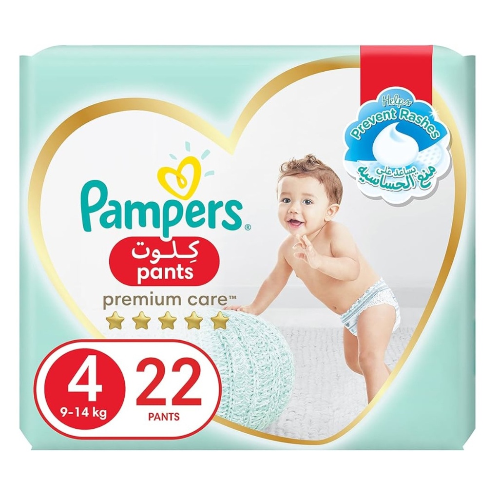 Pampers Premium Care Pants Size 4, 22's