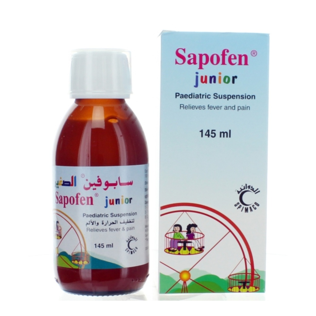 Sapofen Junior 100mg/5ml Syrup, 145ml