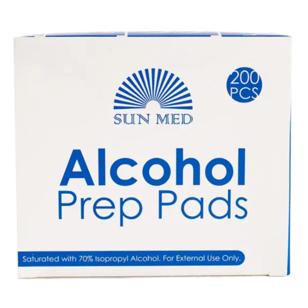 Sunmed Alcohol Pads, 200's