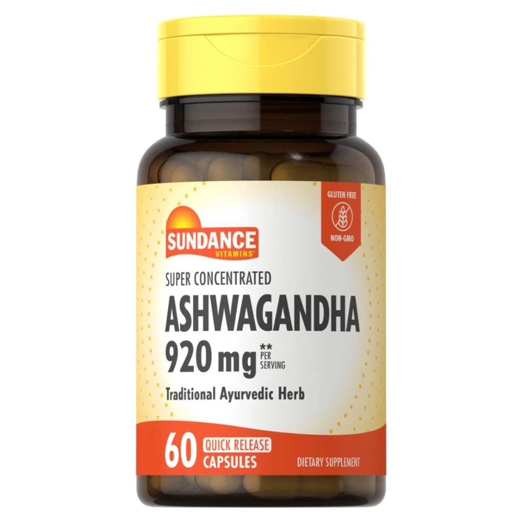 Sundance Ashwagandha 920mg Capsules, 60's